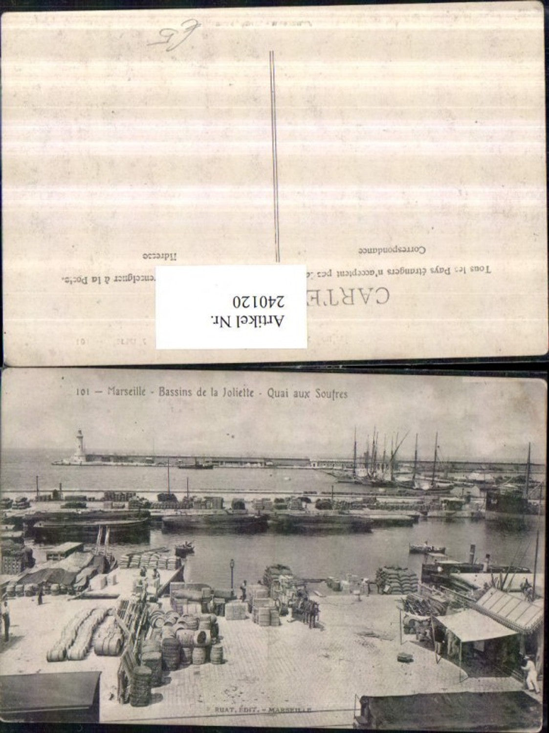 240120,Marseille Bassins de la Joliette Quai aux Soufres Fässer Boote