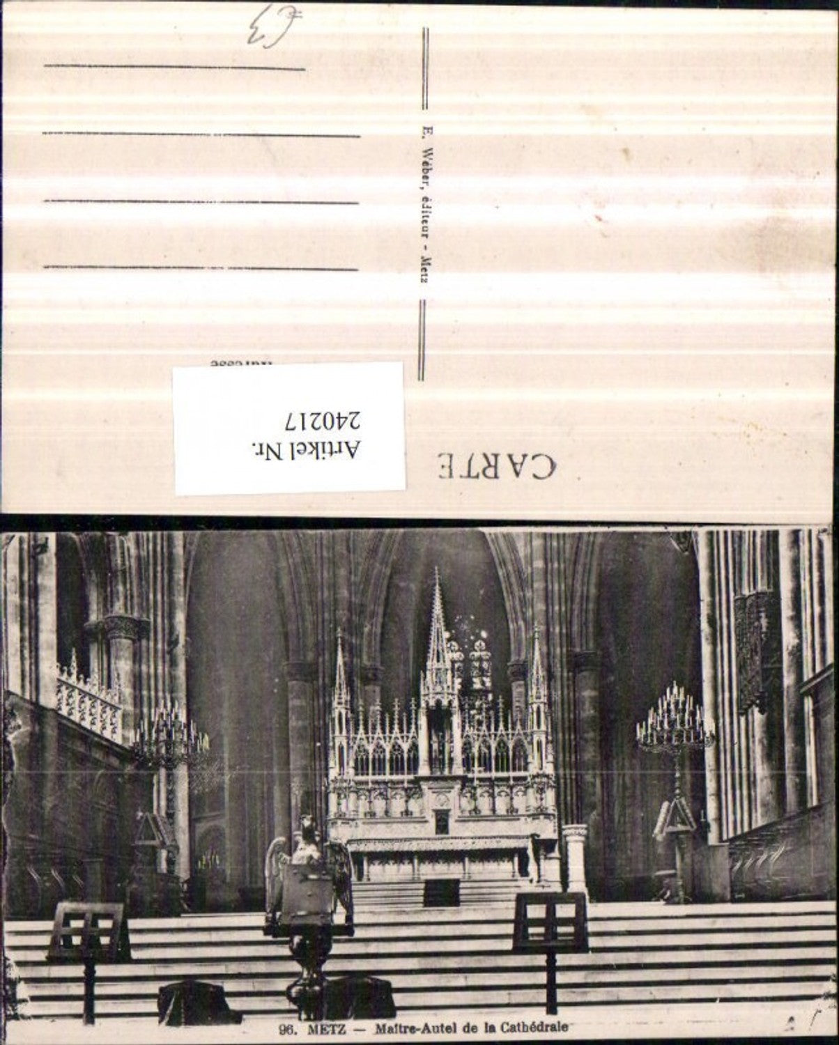 240217,Metz Maitre-Autel de la Cathedrale Kirche