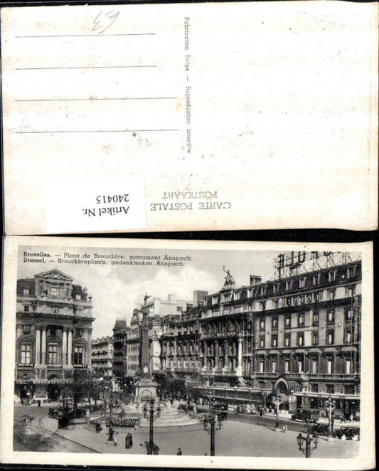 240415,Bruxelles Brüssel Place de Brouckere Monument Anspach