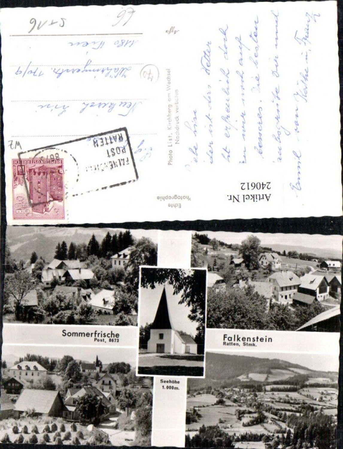 Alte Ansichtskarte – Old Postcard