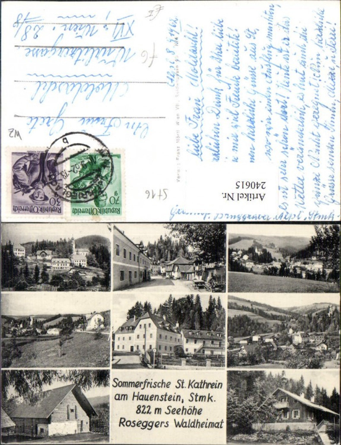 Alte Ansichtskarte – Old Postcard