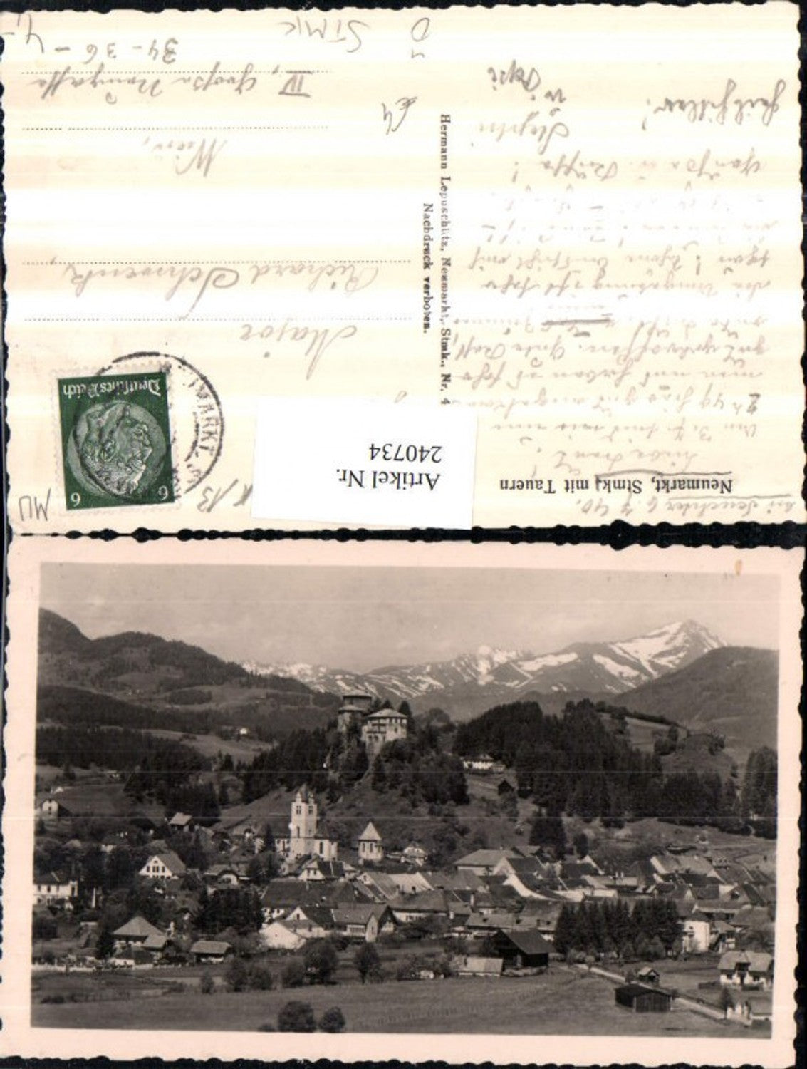 Alte Ansichtskarte – Old Postcard