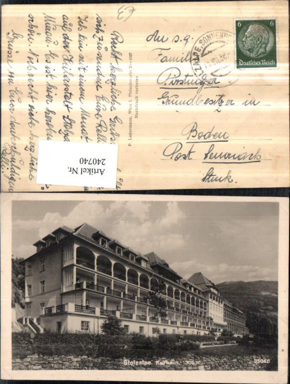 Alte Ansichtskarte – Old Postcard