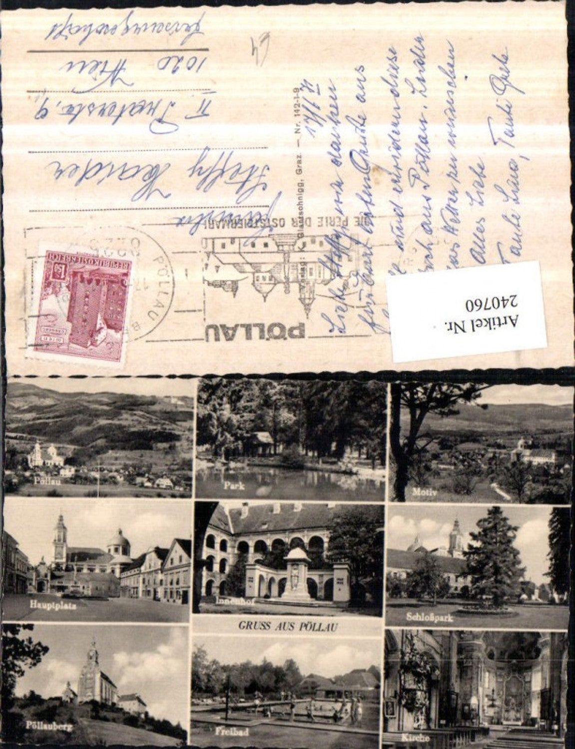 Alte Ansichtskarte – Old Postcard