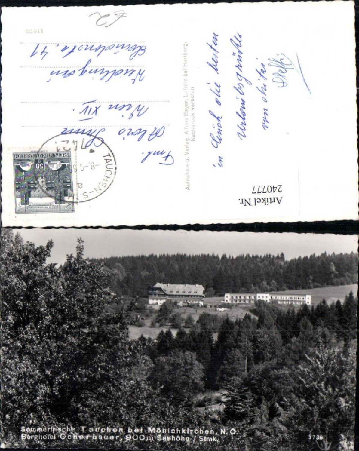 Alte Ansichtskarte – Old Postcard