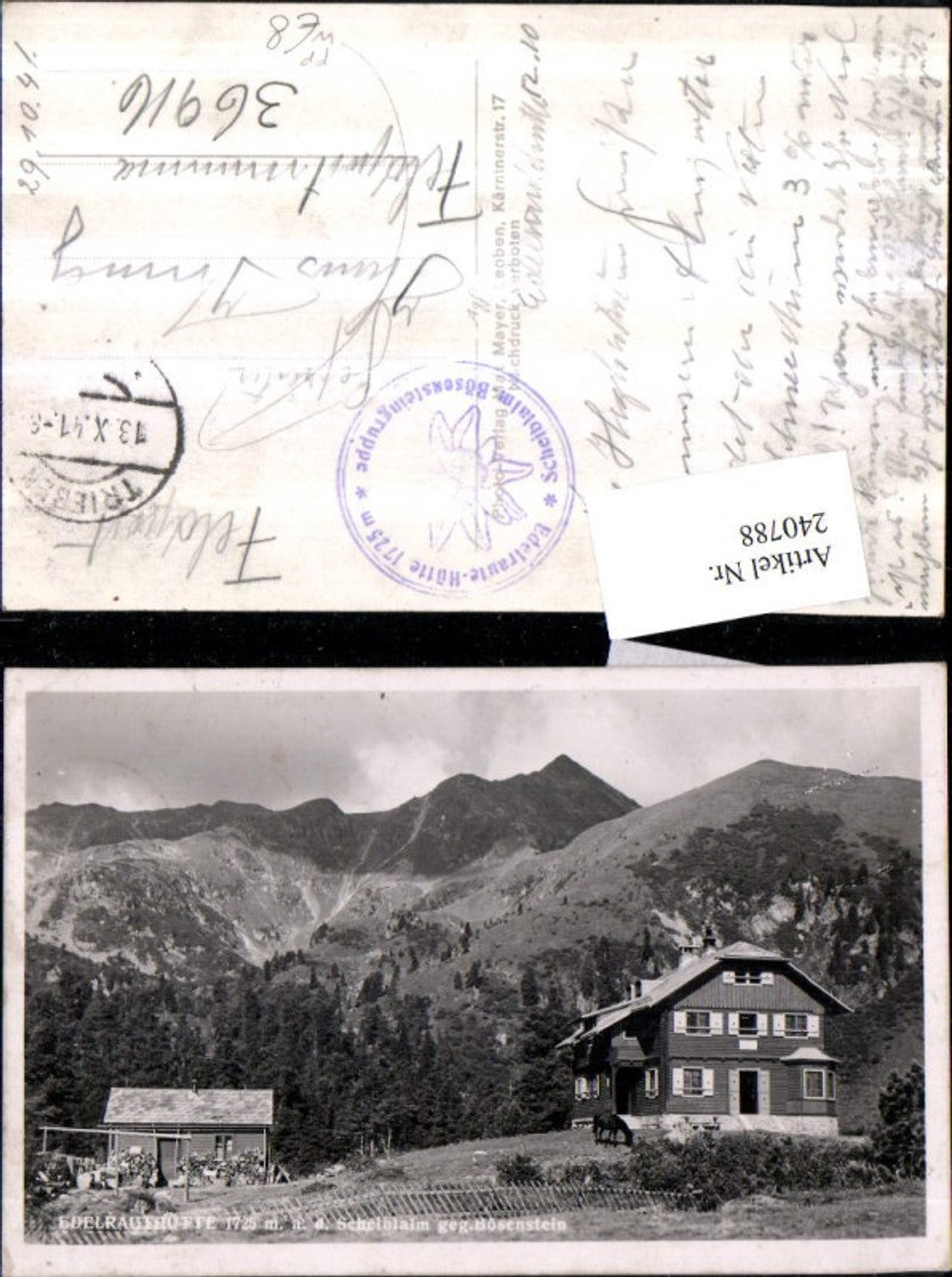 Alte Ansichtskarte – Old Postcard