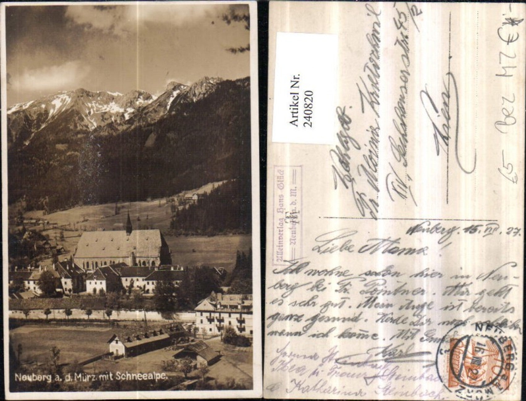 Alte Ansichtskarte – Old Postcard