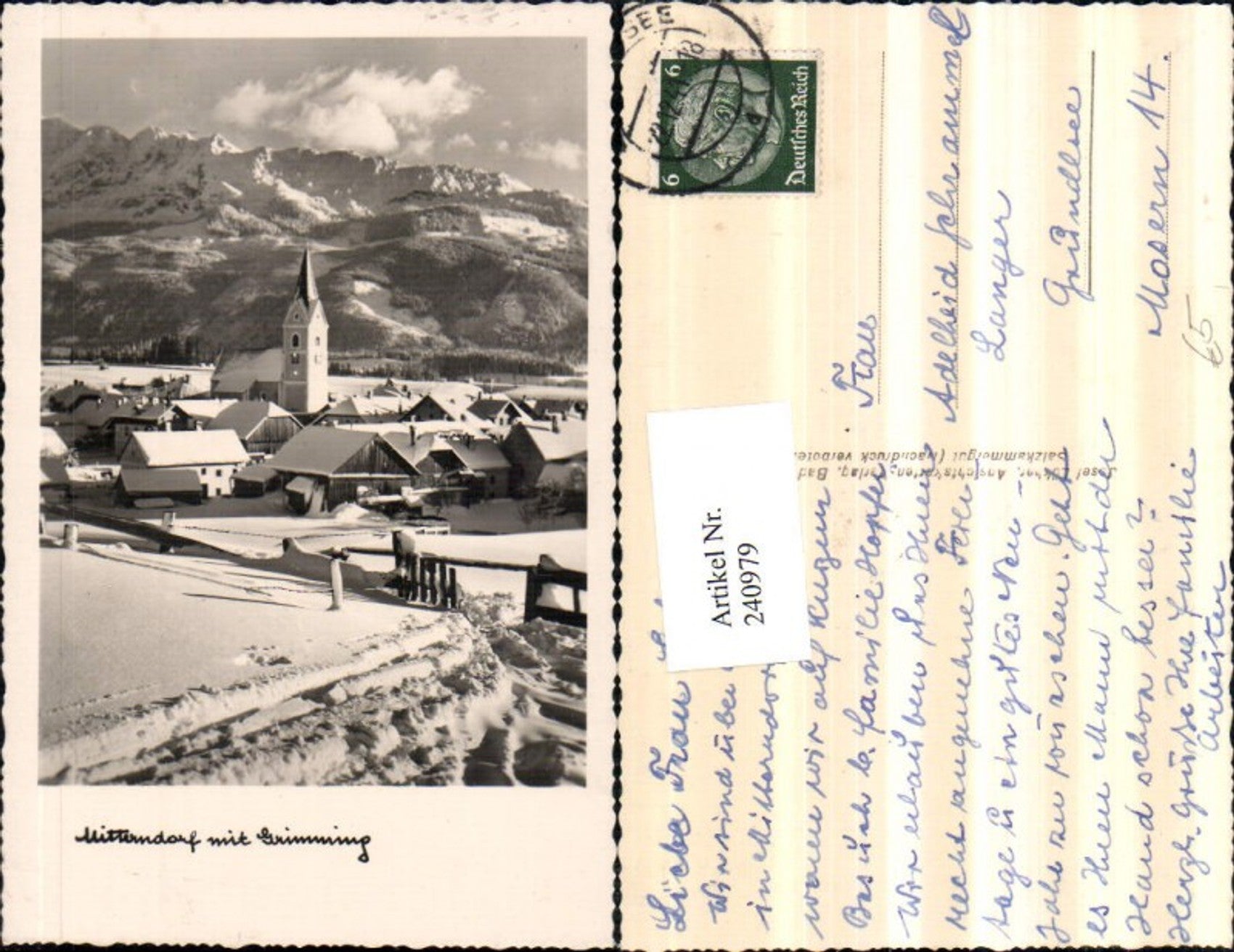 Alte Ansichtskarte – Old Postcard