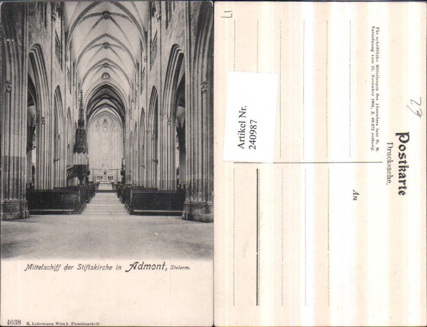 Alte Ansichtskarte – Old Postcard