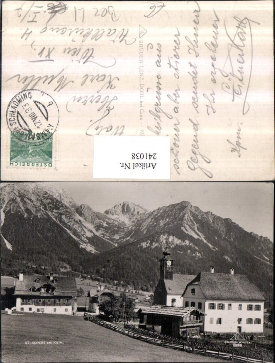 Alte Ansichtskarte – Old Postcard