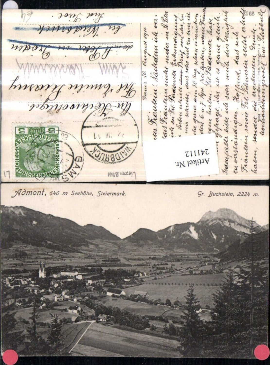 Alte Ansichtskarte – Old Postcard