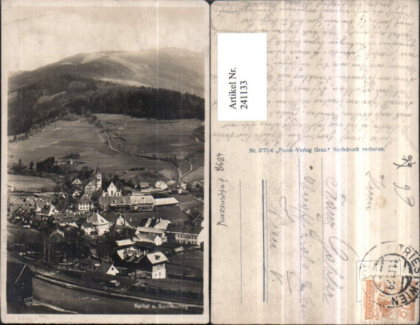 Alte Ansichtskarte – Old Postcard
