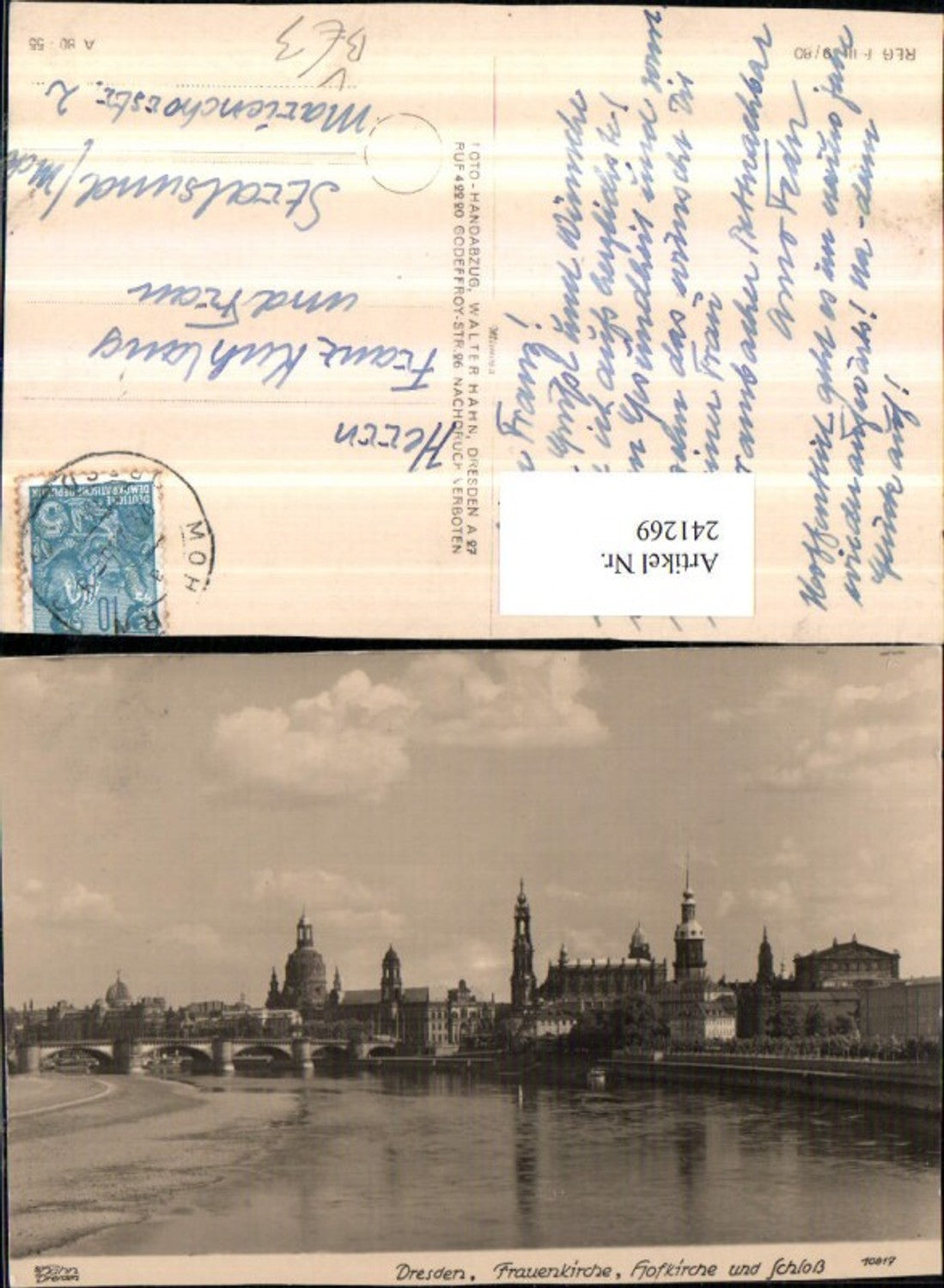 241269,Walter Hahn Dresden 10817 Dresden Frauenkirche Hofkirche u. Schloss
