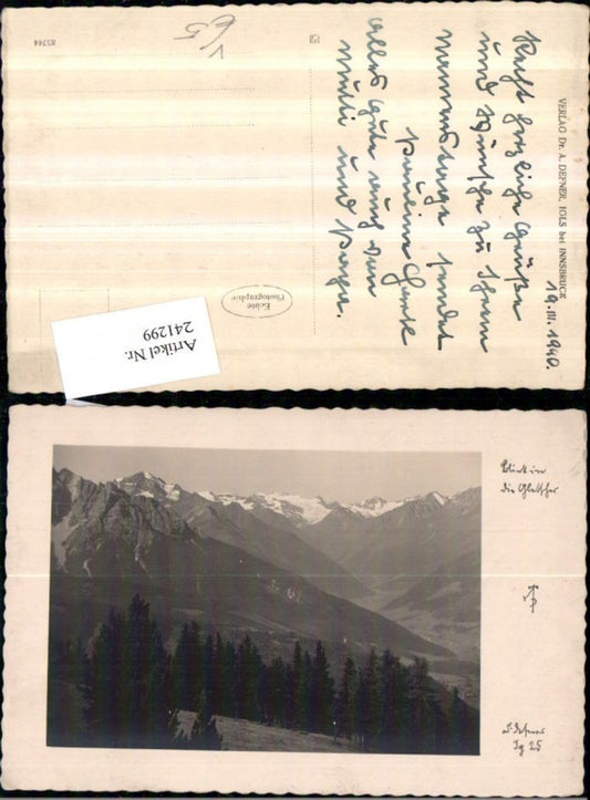 241299,Dr. Defner Ig 25 Blick in die Gletscher Bergkulisse