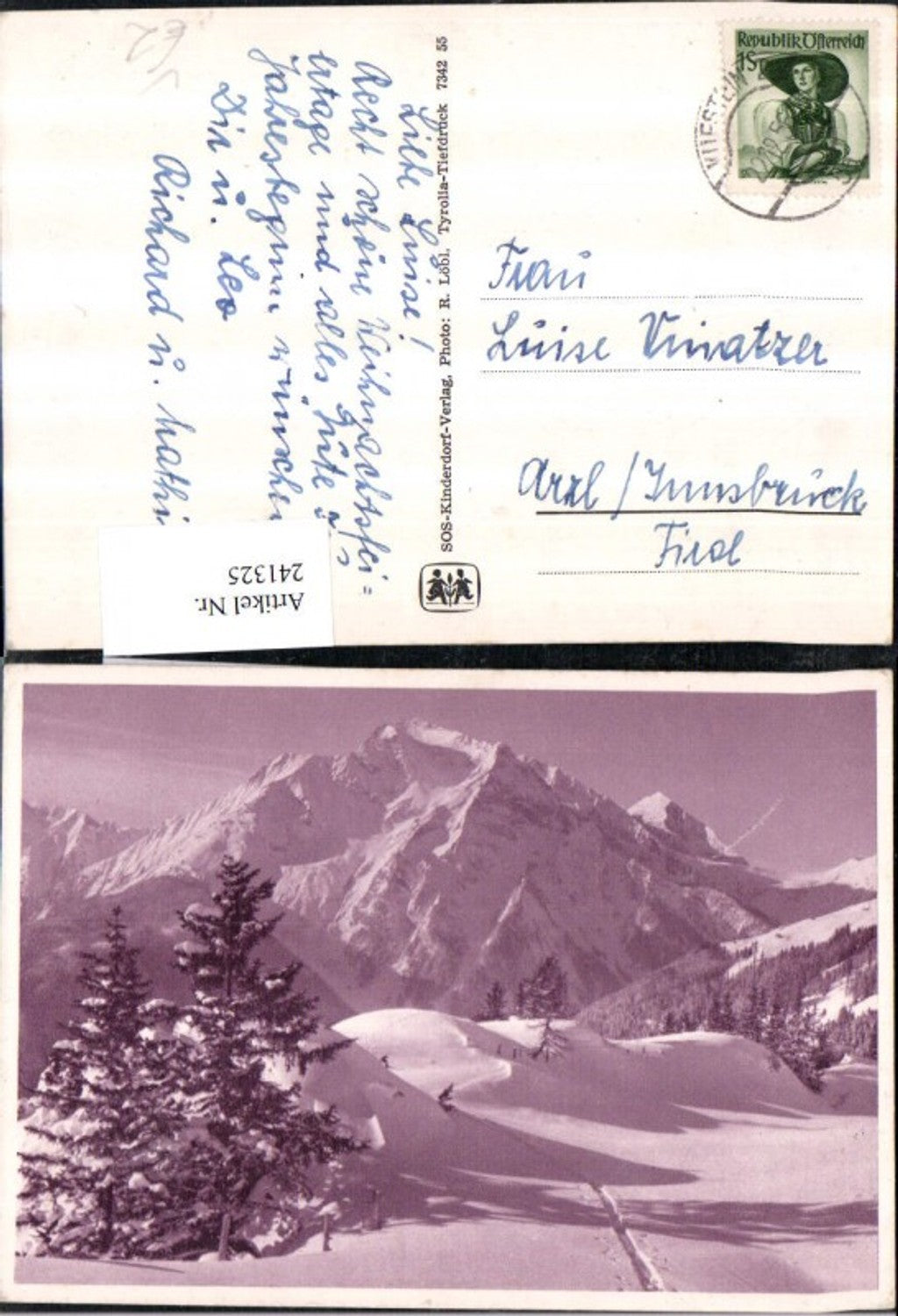 241325,SOS Kinderdorf Winterlandschaft Bergkulisse