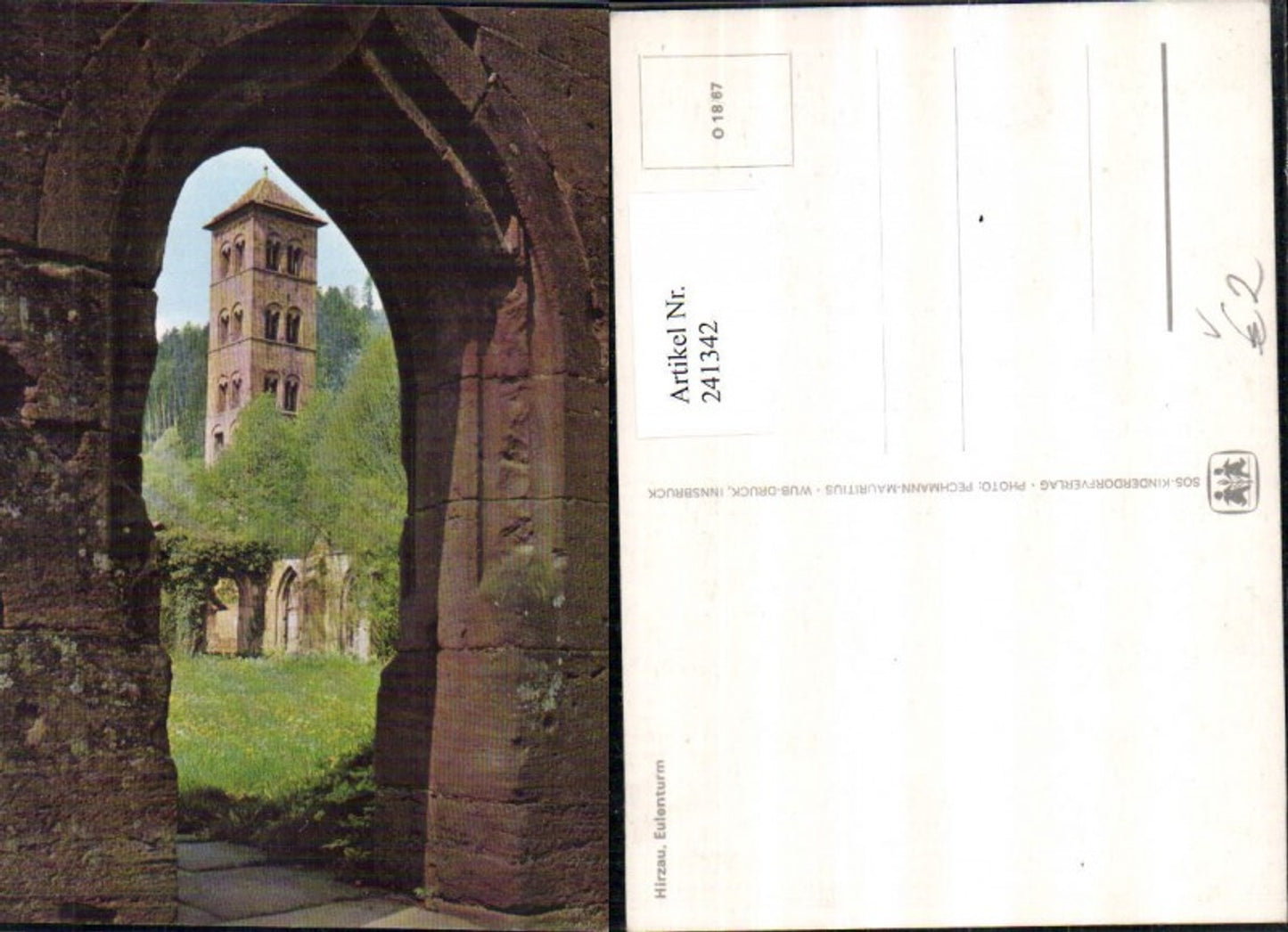 241342,SOS Kinderdorf O 18/67 Hirzau Eulenturm Turm