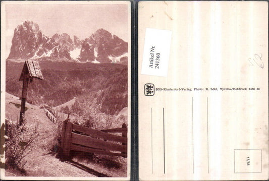 241360,SOS Children's Village 15/56 Landscape Wayside Cross Mountain Scenery