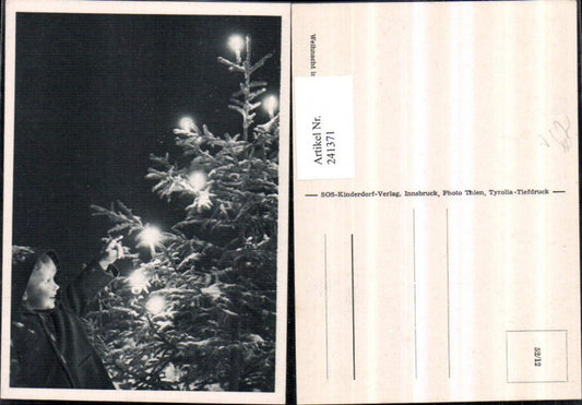 241371, SOS Children's Village 52/12 Christmas tree candles child
