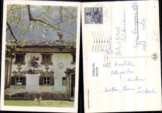 241379,SOS Kinderdorf Bauernhaus im Holzgau Wandgemälde