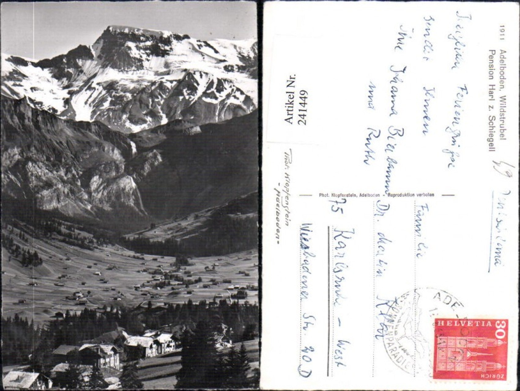 Alte Ansichtskarte – Old Postcard
