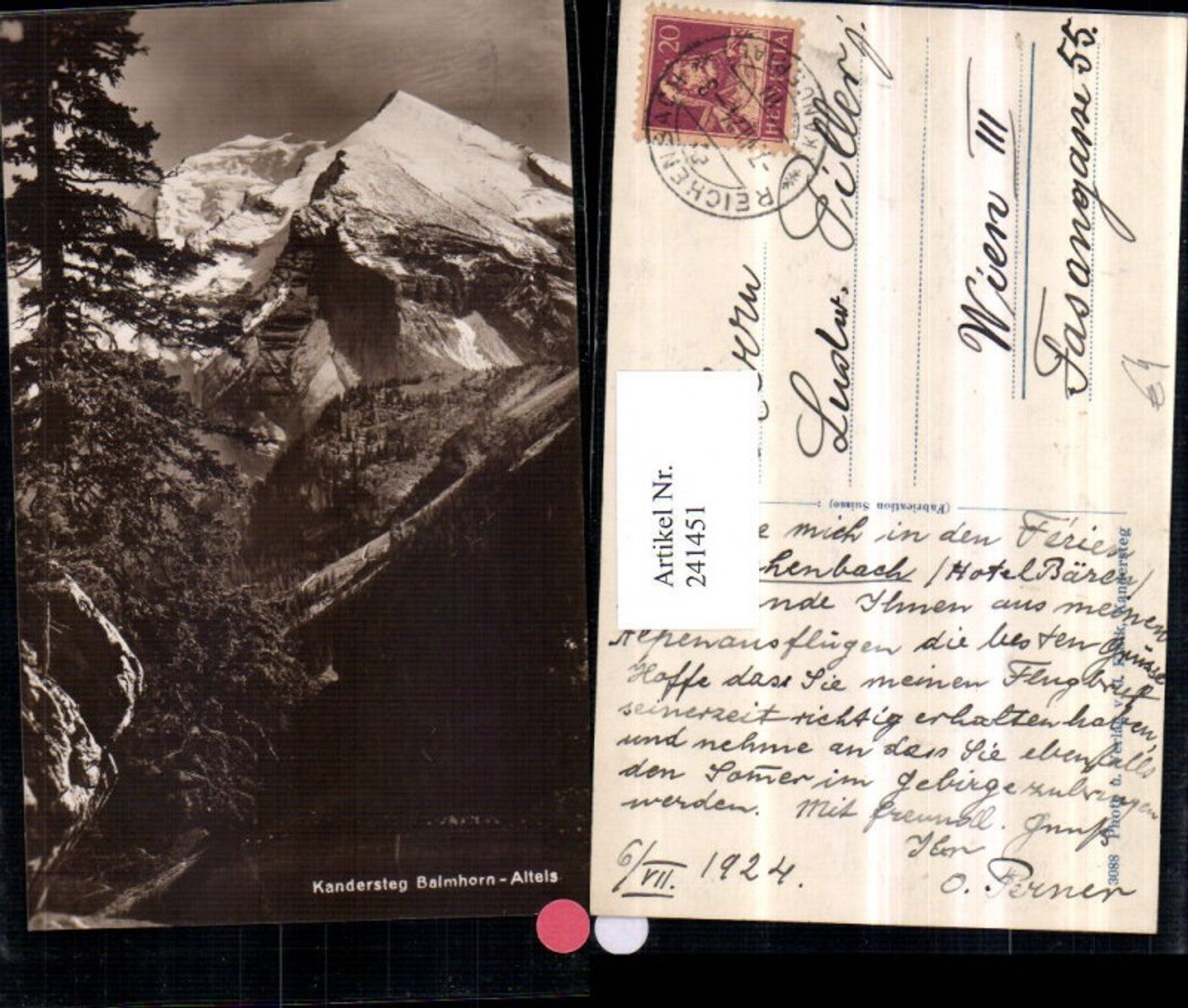 Alte Ansichtskarte – Old Postcard