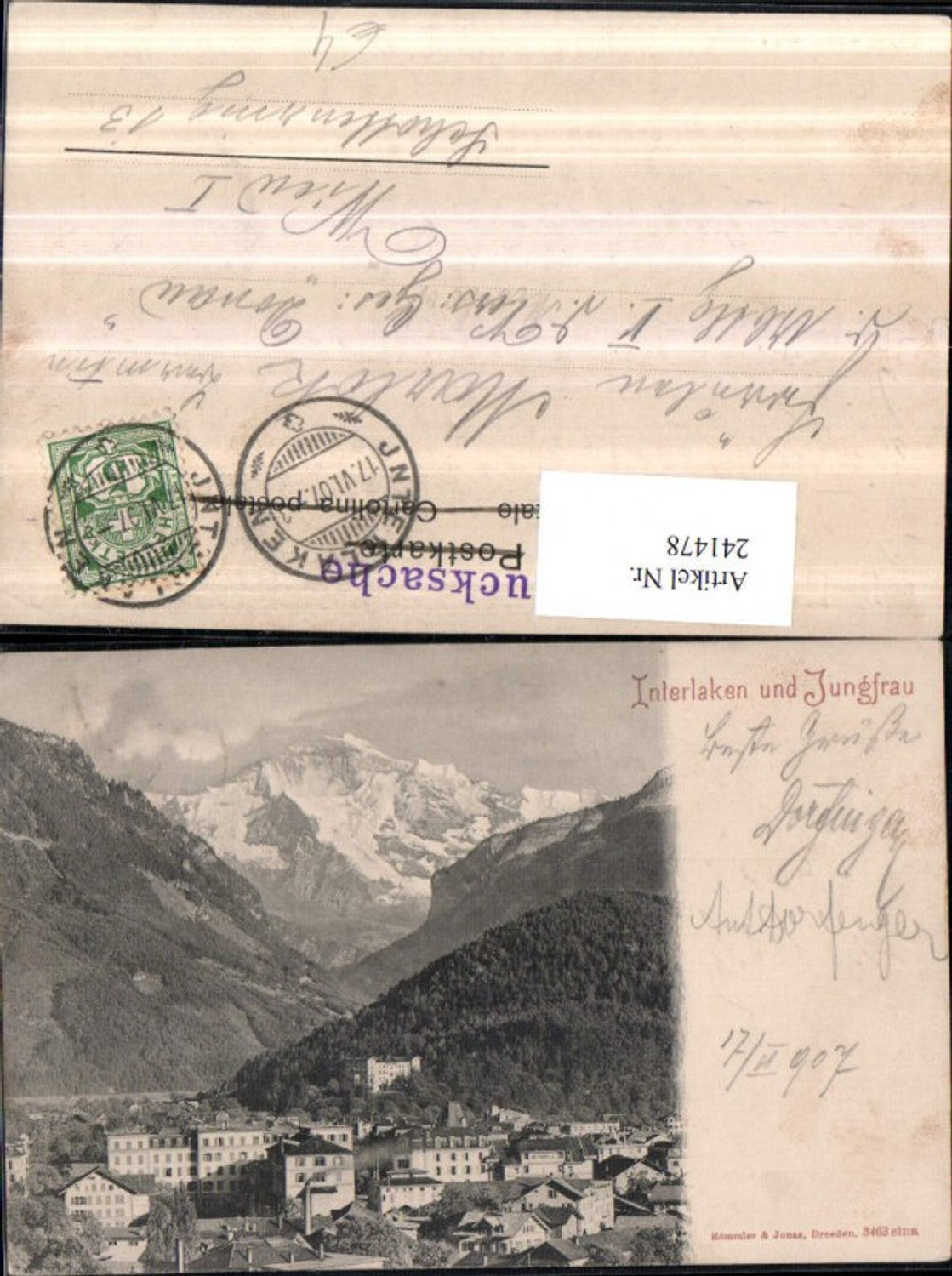 Alte Ansichtskarte – Old Postcard
