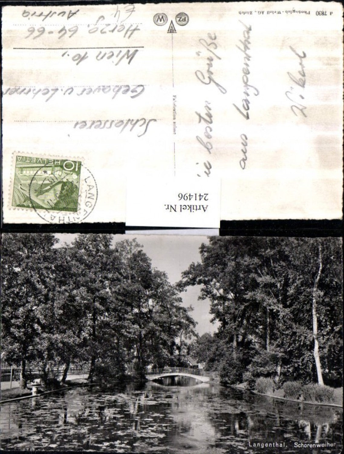 Alte Ansichtskarte – Old Postcard