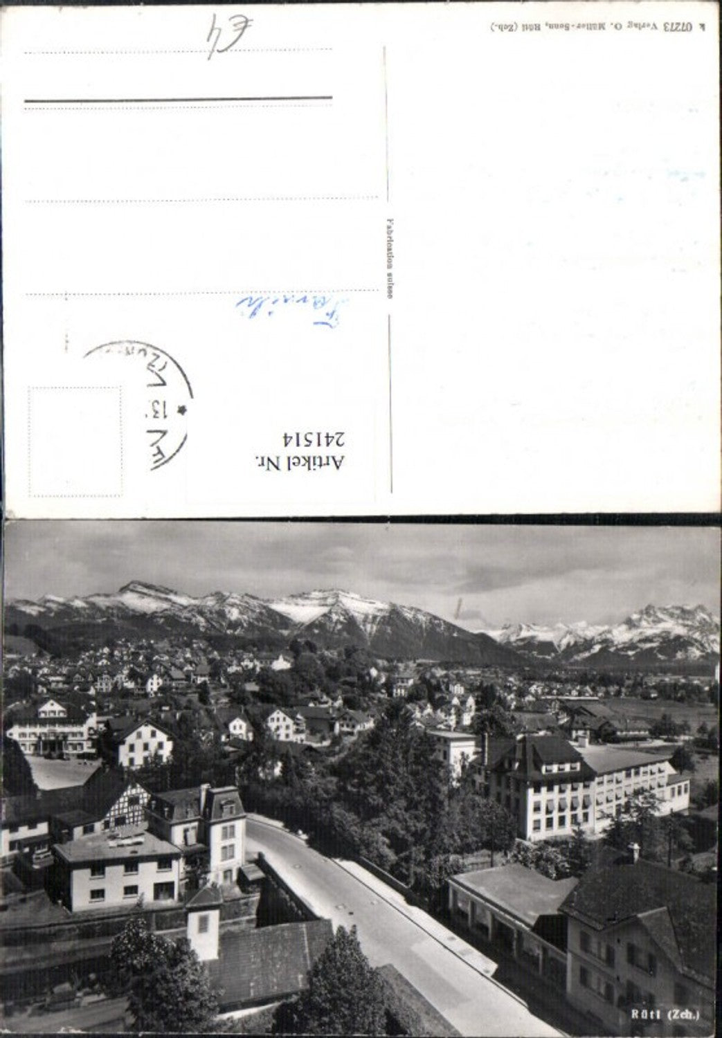 Alte Ansichtskarte – Old Postcard