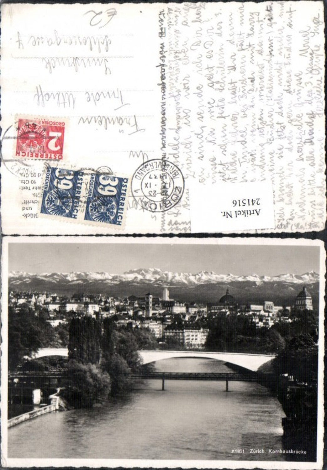 Alte Ansichtskarte – Old Postcard
