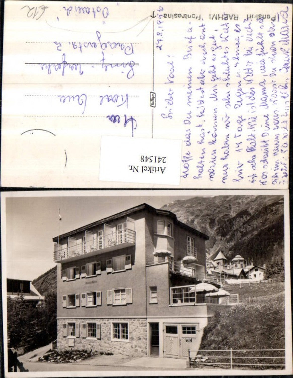 Alte Ansichtskarte – Old Postcard