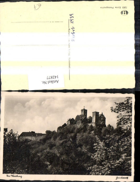 142877,Foto Ak Die Wartburg Herbst 1939