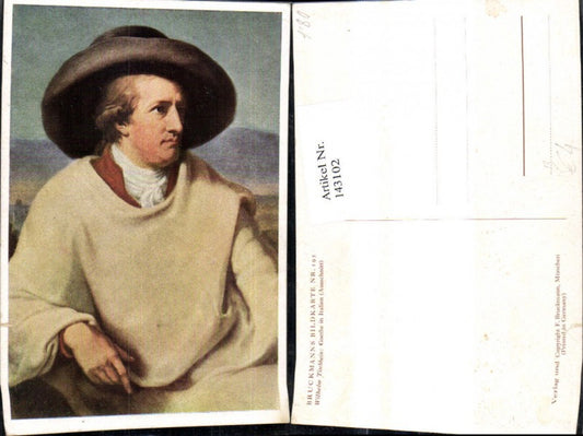 143102,Künstler Ak Wilhelm Tischbein Goethe in Italien Kunst Wissenschaft