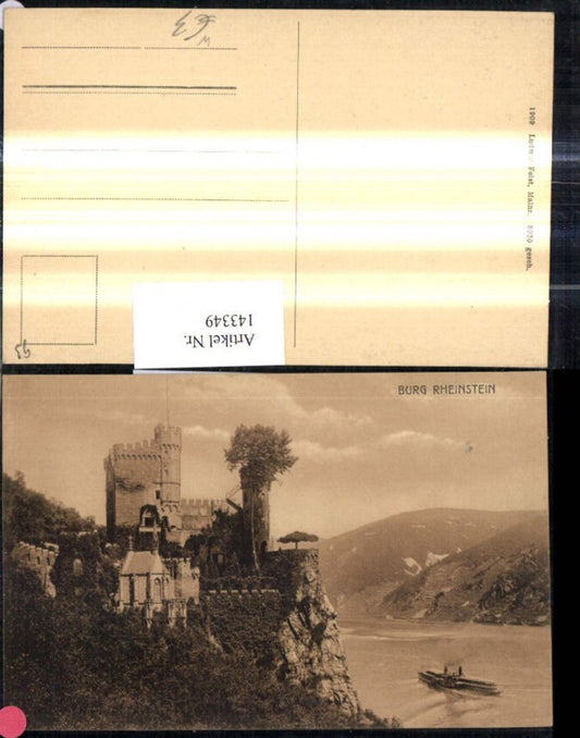143349,Burg Rheinstein Trechtingshausen Schiff Dampfer