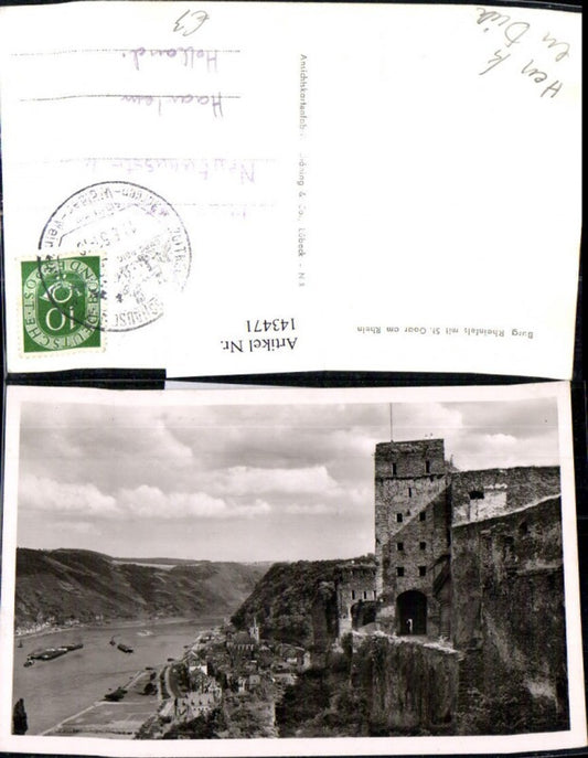 143471,Burg Rheinfels m. St Goar a. Rhein