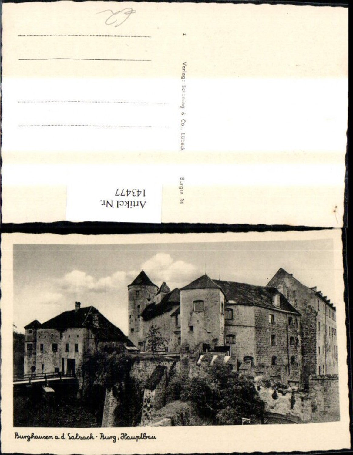 143477,Burghausen a. d. Salzach Burg Hauptbau