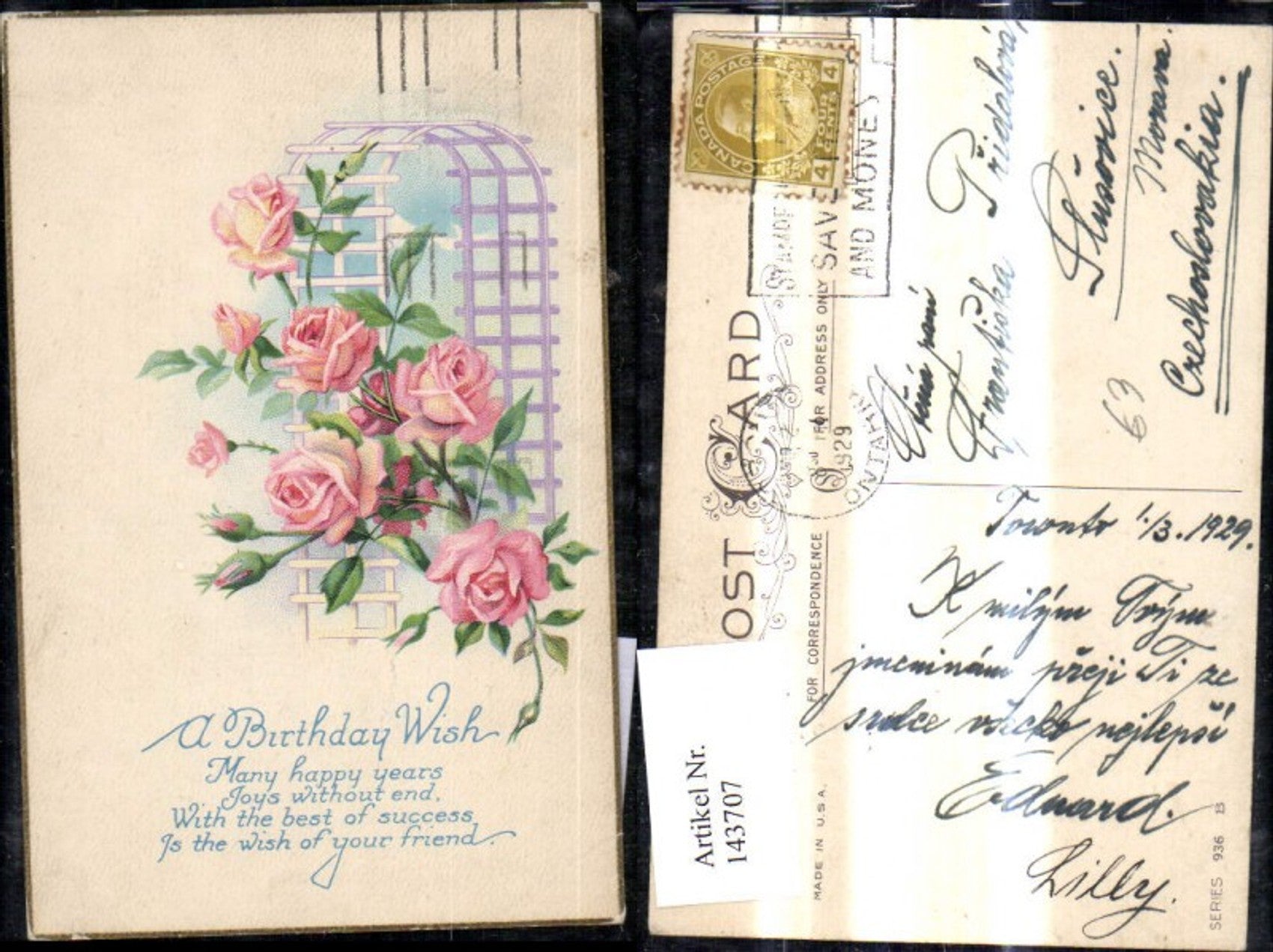 Alte Ansichtskarte – Old Postcard