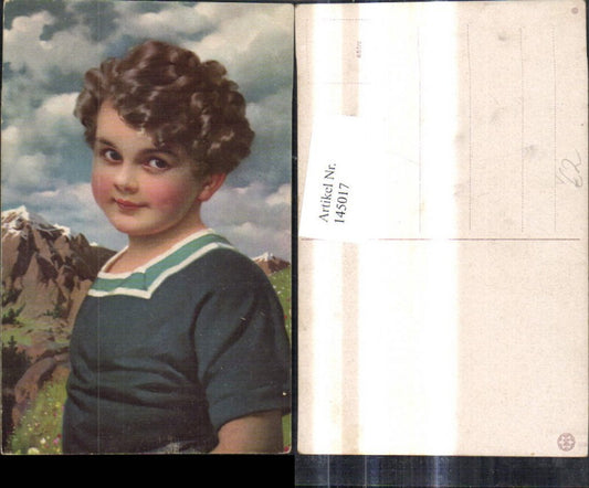 145017,Kind Bub Junge b. Bergkulisse pub Novolito 657/2