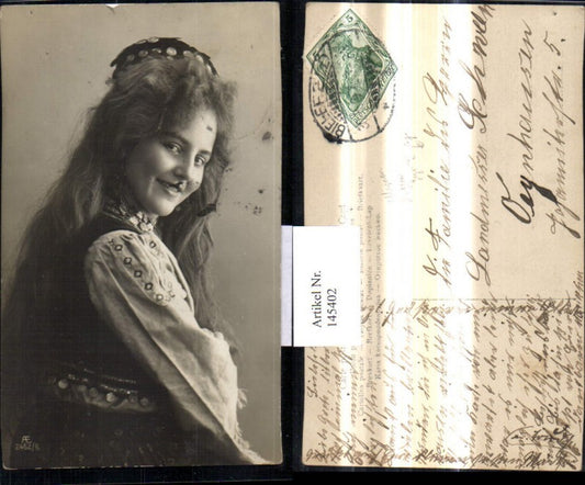 145402,Frau Mignon Kopftuch Zigeunerin Gypsy