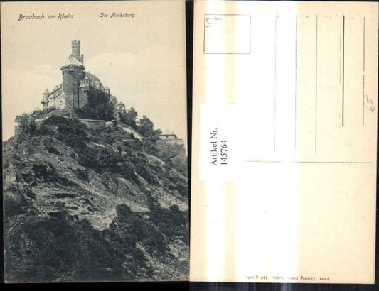 145764,Braubach a. Rhein Die Marksburg Burg
