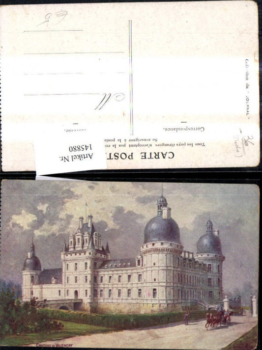 145880,Künstler Ak Chateau de Valencay