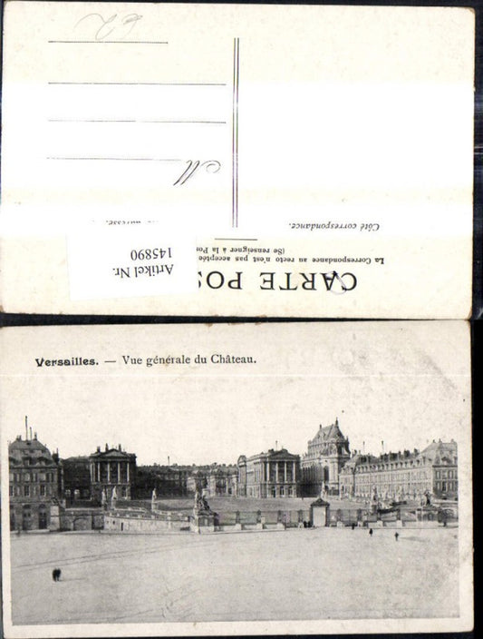 145890,Versailles Vue generale du chateau Schloss Totale