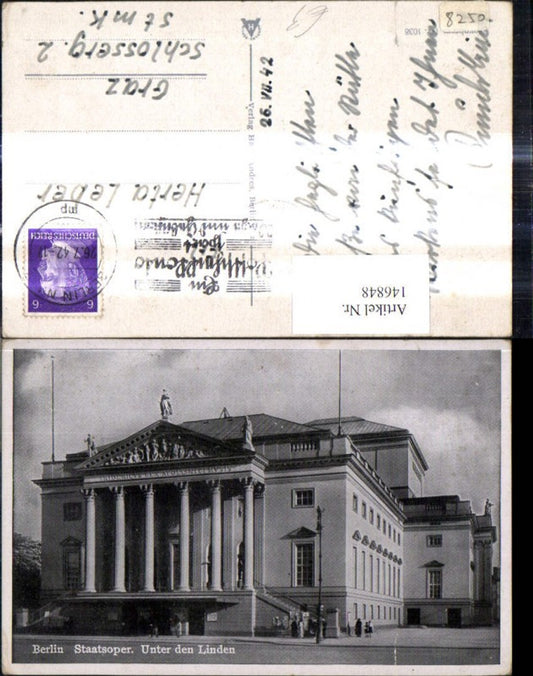 146848,Berlin Staatsoper Unter den Linden Oper
