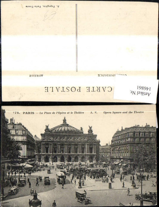 146861,Paris La Place de l Opera et le Theatre Oper
