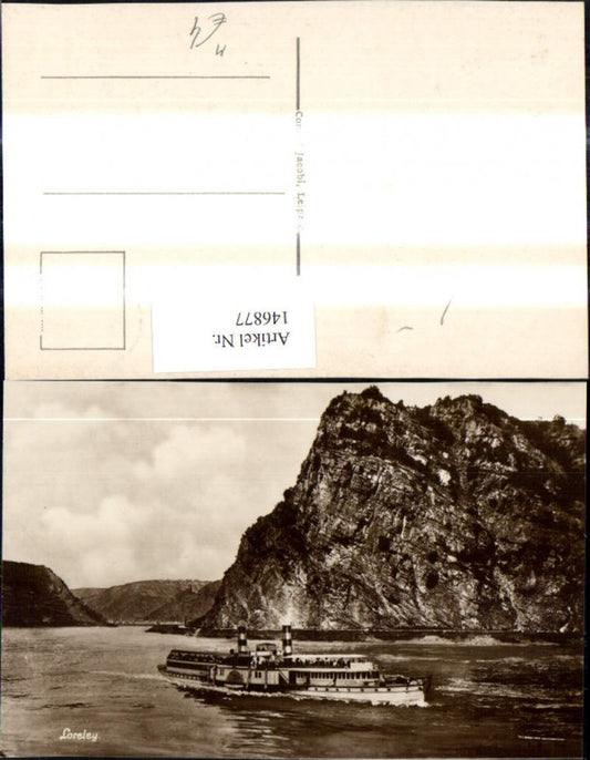 146877,Binnenschiff Schiff Dampfer b. Loreleyfelsen