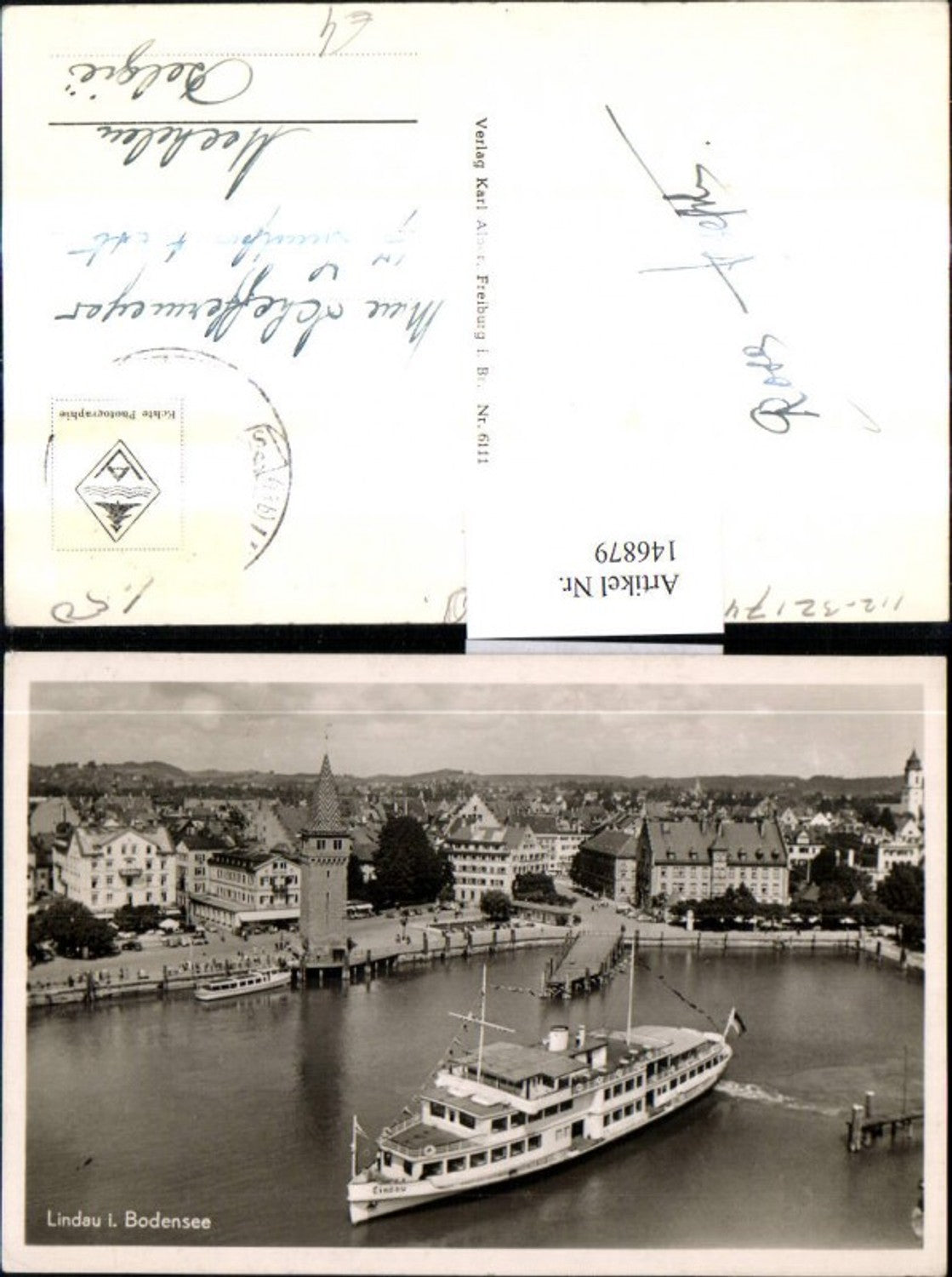146879, Inland waterway vessel, Lindau i. Bodensee harbor