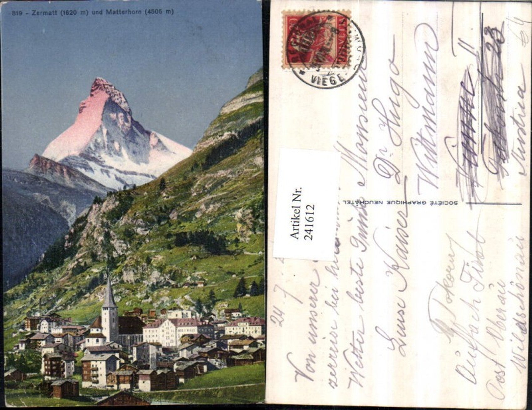 Alte Ansichtskarte – Old Postcard