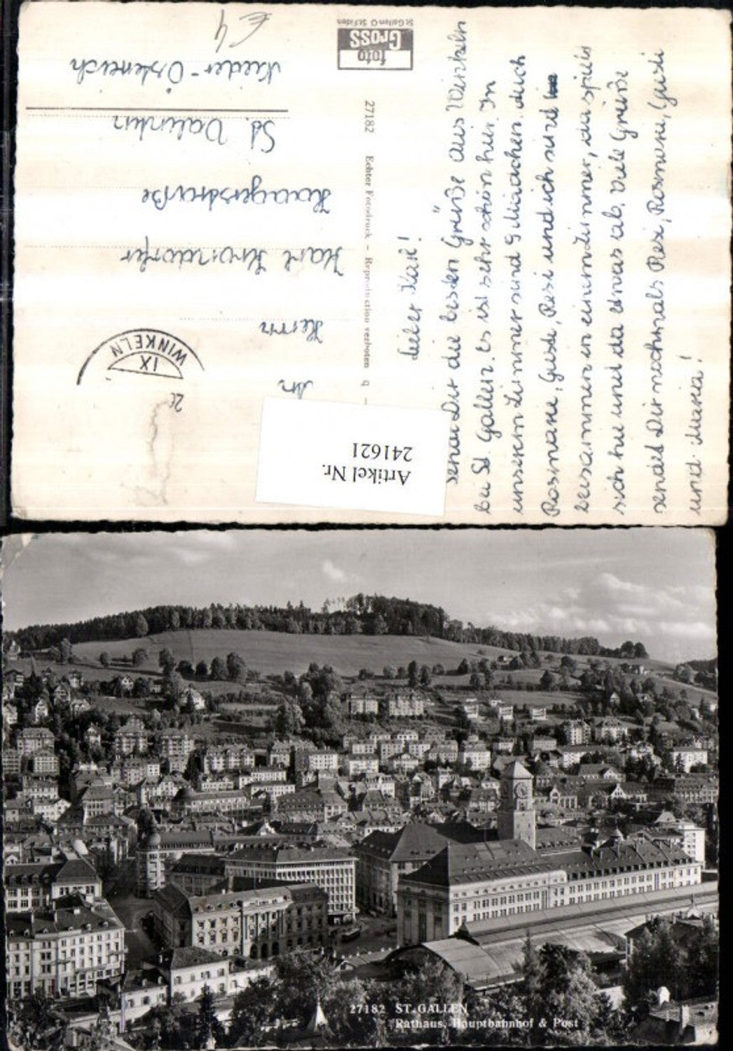 Alte Ansichtskarte – Old Postcard