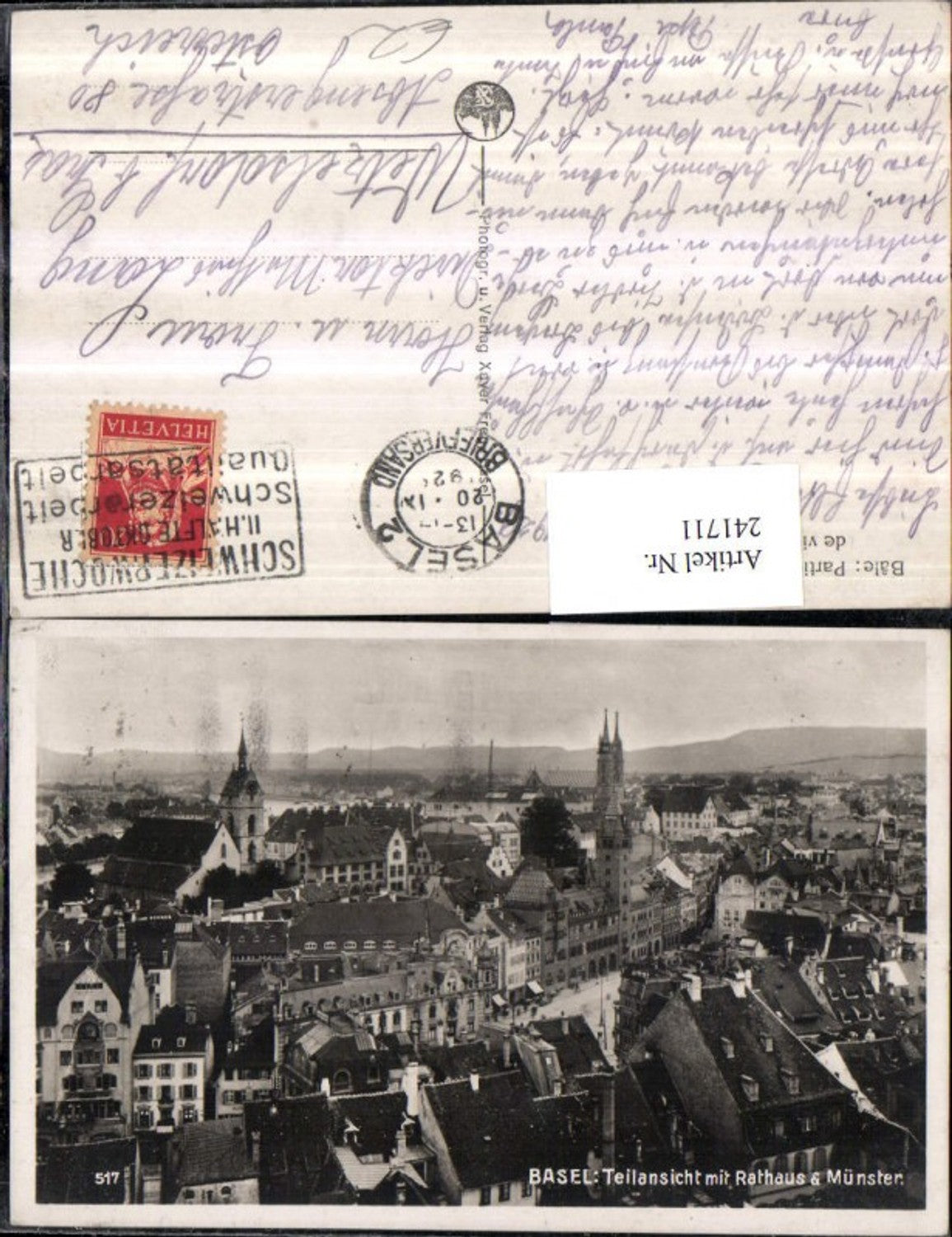 Alte Ansichtskarte – Old Postcard