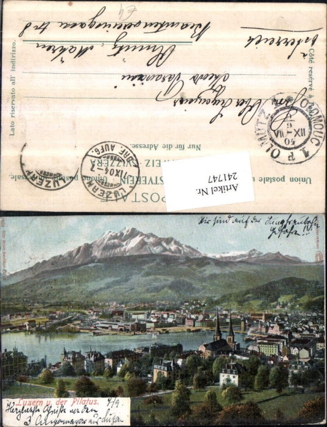 Alte Ansichtskarte – Old Postcard