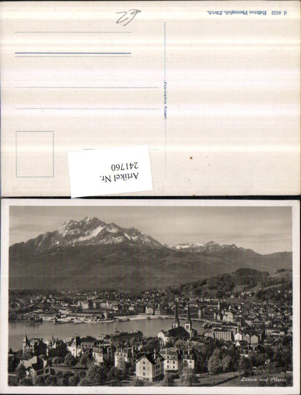 Alte Ansichtskarte – Old Postcard